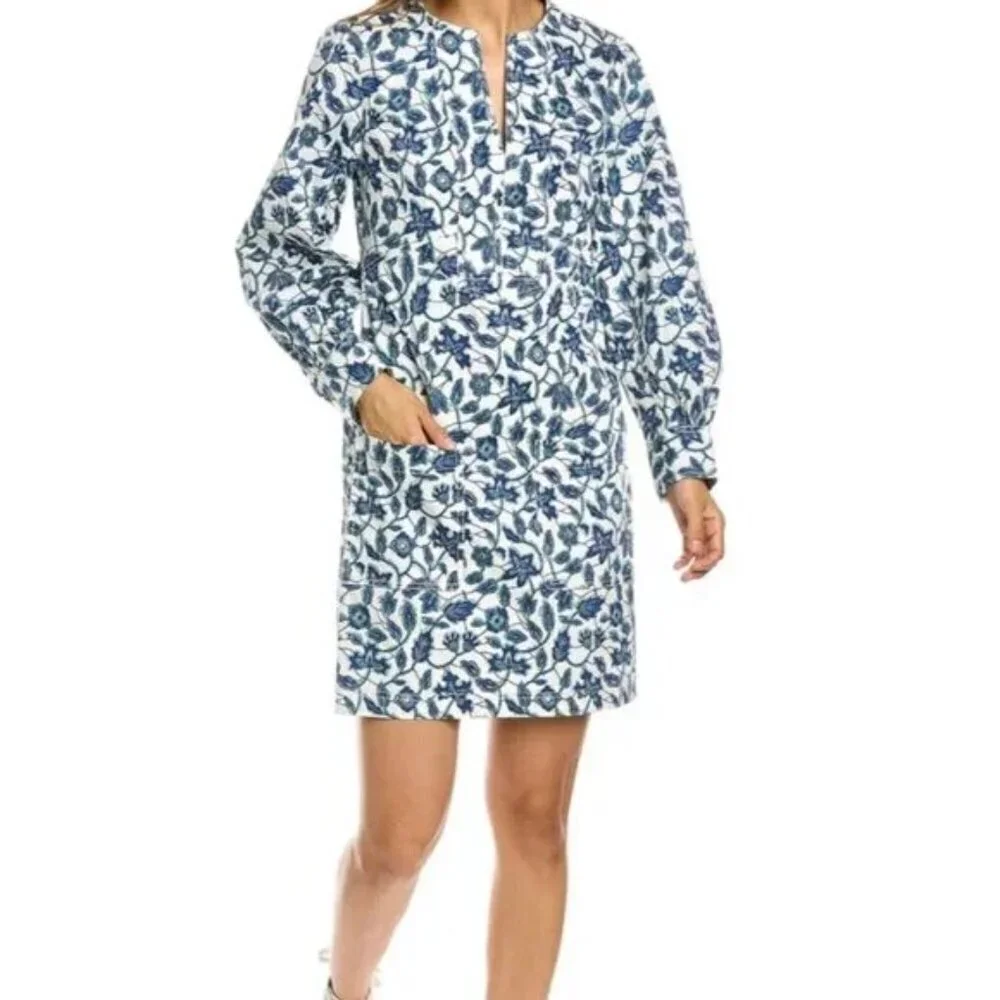 Derek Lam 10 Crosby Kasha Floral Print Shift Dress, Size 2 cotton - Picture 4 of 15